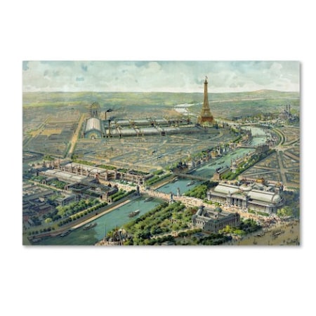 Vintage Apple Collection 'Paris Expo - Rare' Canvas Art,12x19